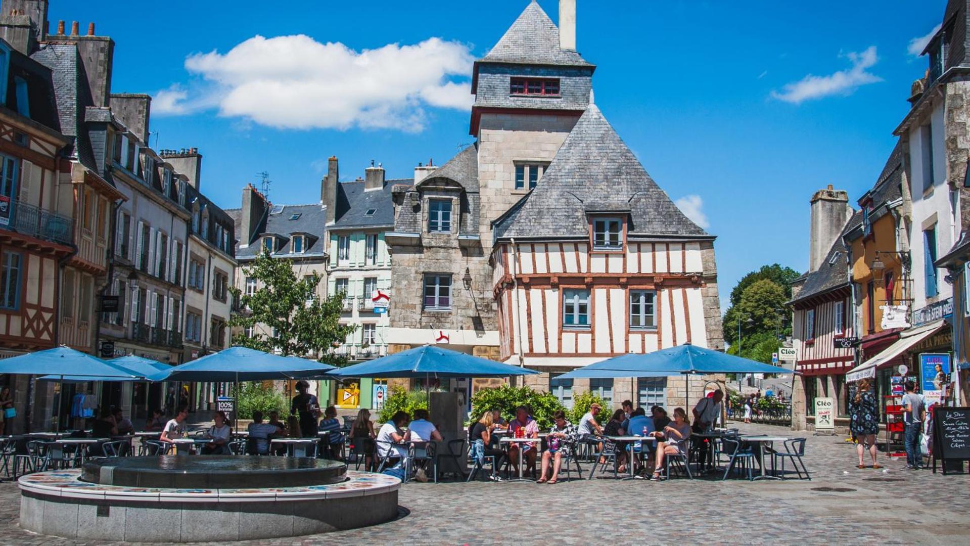 Ferienwohnung Immeuble Les Perdrix Quimper Exterior foto
